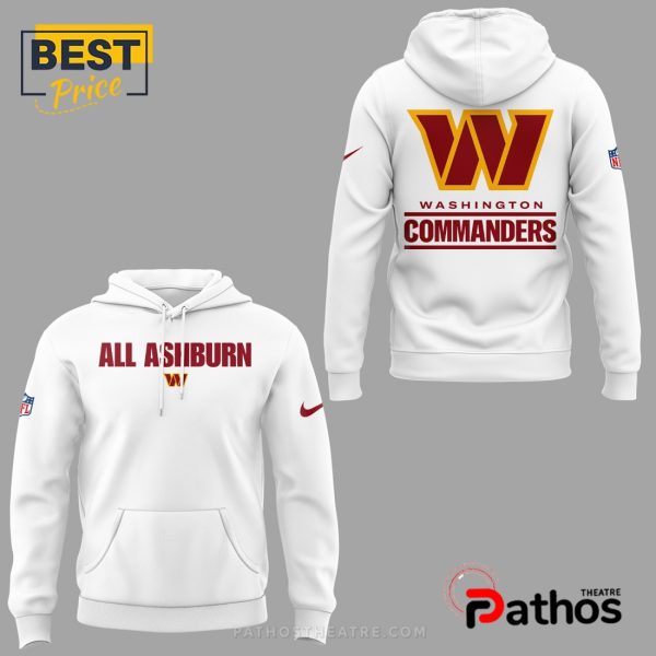 Washington Commanders All Ashburn White Hoodie