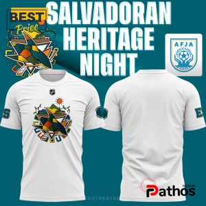 San Jose Sharks Celebrate El Salvador Heritage Hoodie