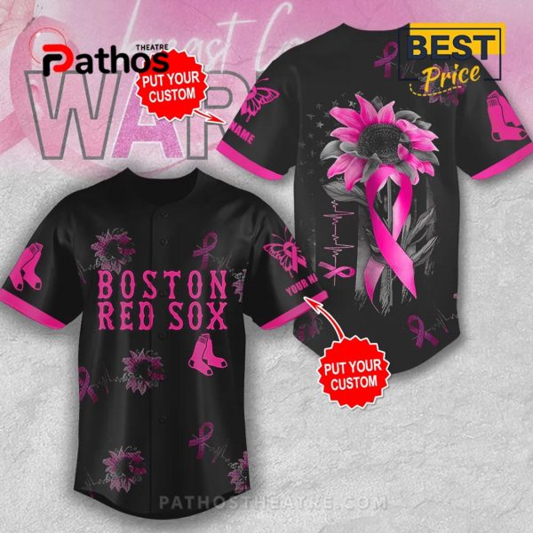 2025 Boston Red Sox x Breast Cancer Awareness Baseball Jersey