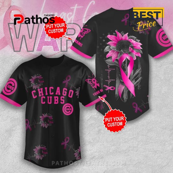 2025 Chicago Cubs x Breast Cancer Awareness Baseball Jersey