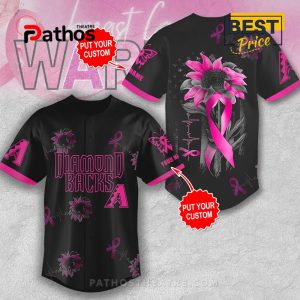 2025 Arizona Diamondbacks x Breast Cancer Awareness Baseball Jersey