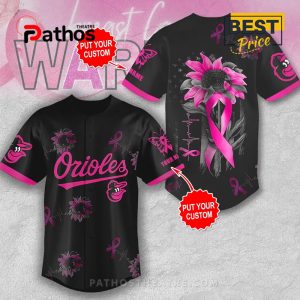 2025 Baltimore Orioles x Breast Cancer Awareness Baseball Jersey