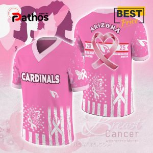 2025 Arizona Cardinals x Breast Cancer Awareness Football Jersey