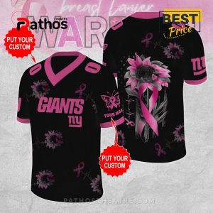 New York Giants x Breast Cancer Awareness Football Jersey