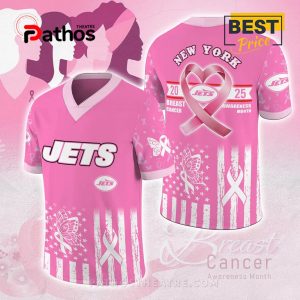 2025 New York Jets x Breast Cancer Awareness Football Jersey