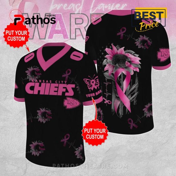 Kansas City Chiefs x Breast Cancer Awareness Football Jersey
