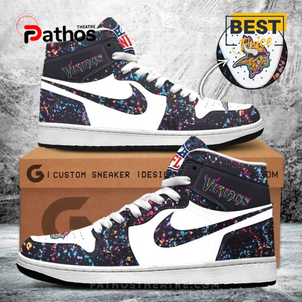 Minnesota Vikings Crucial Catch 2025 Air Jordan 1 Sneaker
