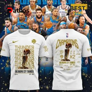 Thunder Champions 2025 Athlete's Autograph White Shirt 1 thunder champions 2025 athletes autograph white shirt 2 egMx2