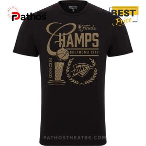 OKC Thunder 2025 NBA Champions Black Shirt 1 okc thunder 2025 nba champions black shirt 2 YJhv5