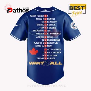 blue jays x american league champions special edition baseball jersey 3 gwH9M