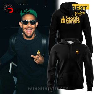 Seattle Mariners Trident Logo Black Hoodie – Limited Edition