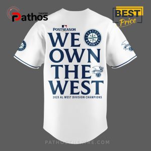 seattle mariners white 2025 al west division champions baseball jersey 3 bhcs6