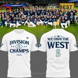Seattle Mariners 2025 AL West Division Champions Shirt