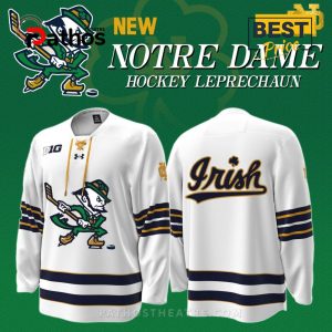 new notre dame leprechaun hockey jersey 2025 2 Eh0xd