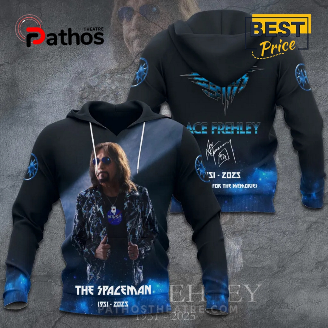 Ace Frehley Thank You For The Memories Hoodie 2025 Ace Frehley Thank You For The Memories Hoodie 2025