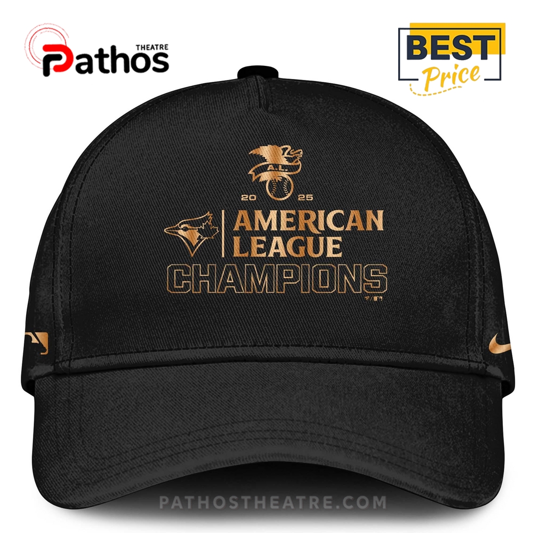 Blue Jays x American League Champions Gold Edition Hoodie And Cap Blue Jays x American League Champions Gold Edition Hoodie And Cap