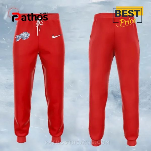 Buffalo Bills 2025-2026 Rivalries Cold Front Red Hoodie, Pants