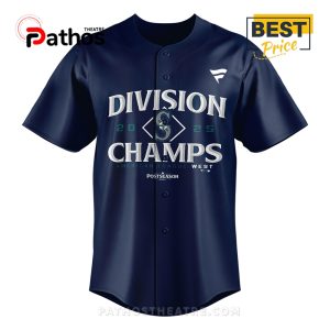 seattle mariners navy 2025 west division champions baseball jersey 2 oRfK1