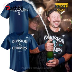 Seattle Mariners 2025 AL West Division Champions Jersey – Limited Edition