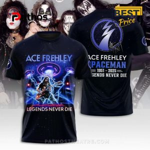 ace frehley spaceman 1951 2025 legends never die hoodie 2 34p4G