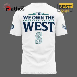 seattle mariners 2025 al west division champions shirt 3 wO8VN