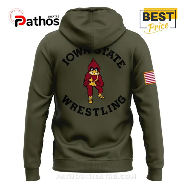 Iowa State Wrestling 2025 Veterans Day Hoodie