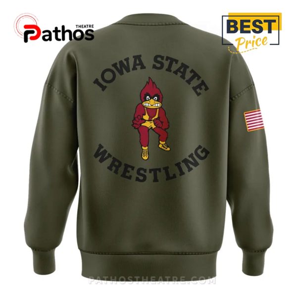 Iowa State Wrestling 2025 Veterans Day Hoodie