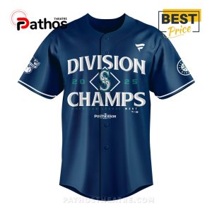 seattle mariners navy 2025 division champions baseball jersey 2 ncSxl