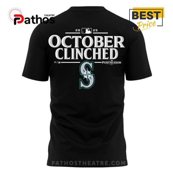 Limited Edition Seattle Mariners October Black Hoodie 2025