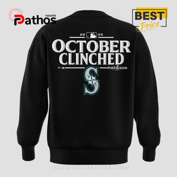 Limited Edition Seattle Mariners October Black Hoodie 2025