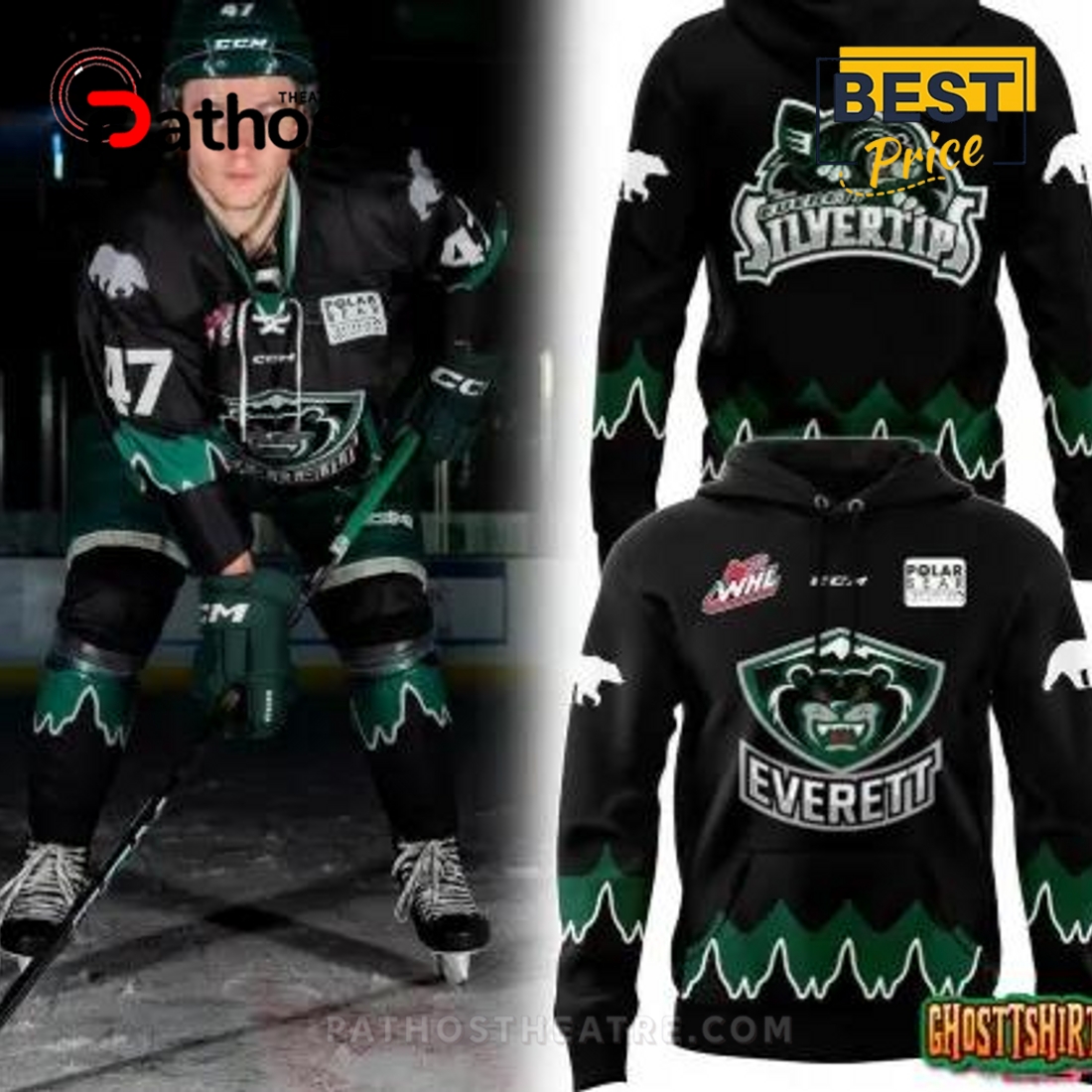 Limited Everett Silvertips Nightmare New 2025 Hoodie Limited Everett Silvertips Nightmare New 2025 Hoodie