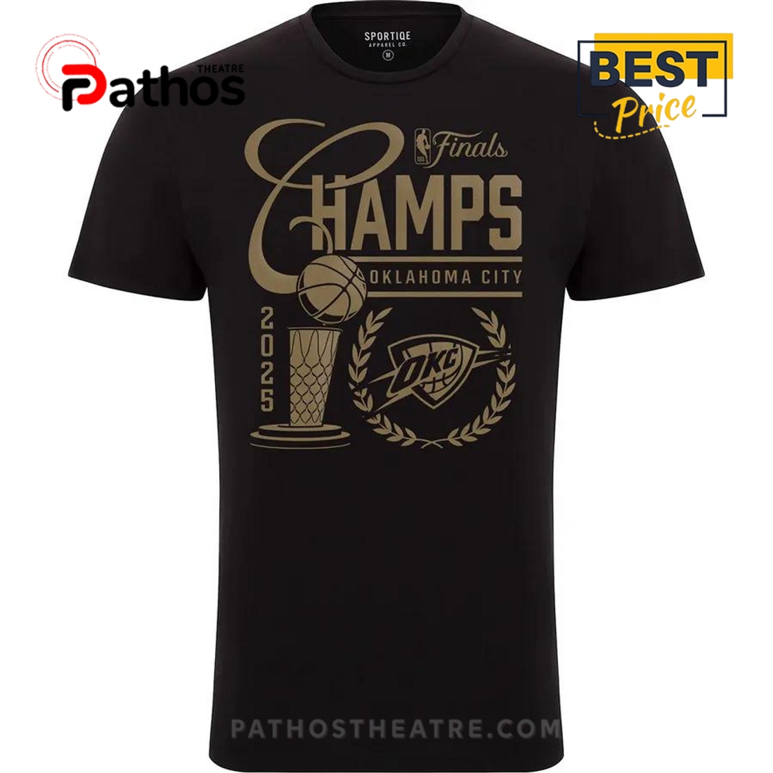 OKC Thunder 2025 NBA Champions Black Shirt OKC Thunder 2025 NBA Champions Black Shirt