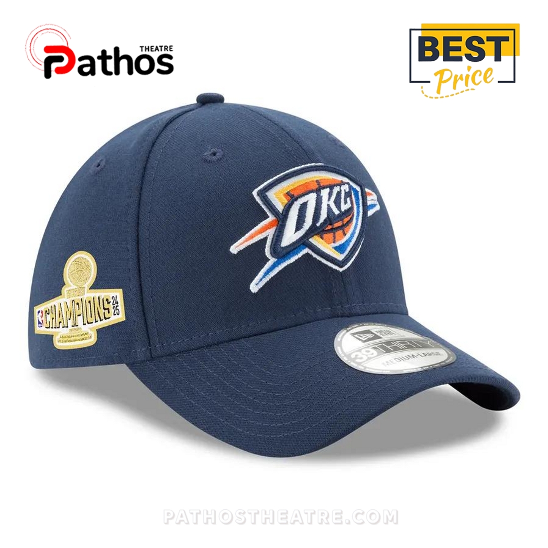 OKC Thunder 2025 NBA Champions Flex-Fit Cap OKC Thunder 2025 NBA Champions Flex-Fit Cap