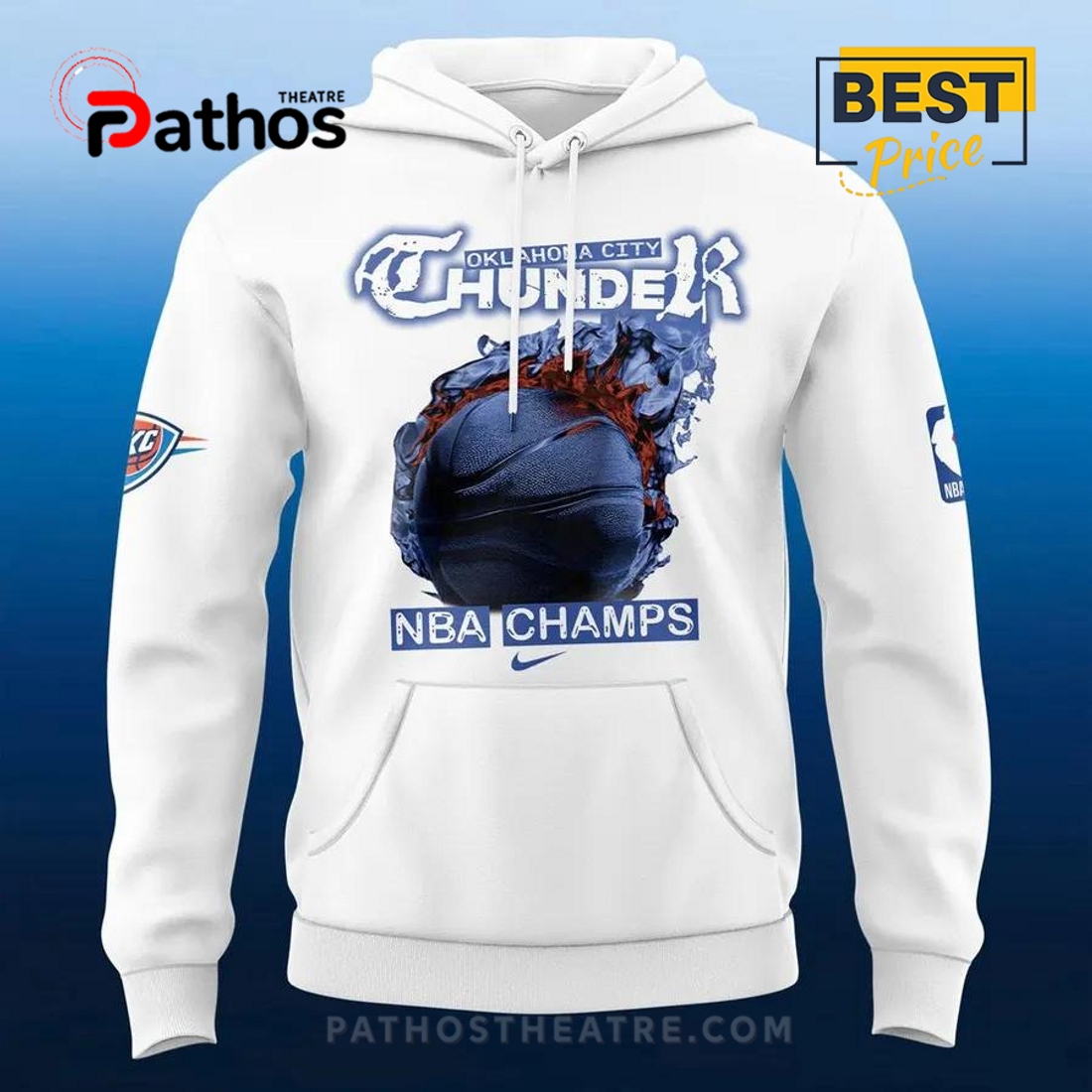 OKC Thunder 2025 NBA Champions Parade Hoodie And Cap OKC Thunder 2025 NBA Champions Parade Hoodie And Cap