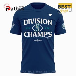seattle mariners blue 2025 al west division champions locker shirt 2 3wde5