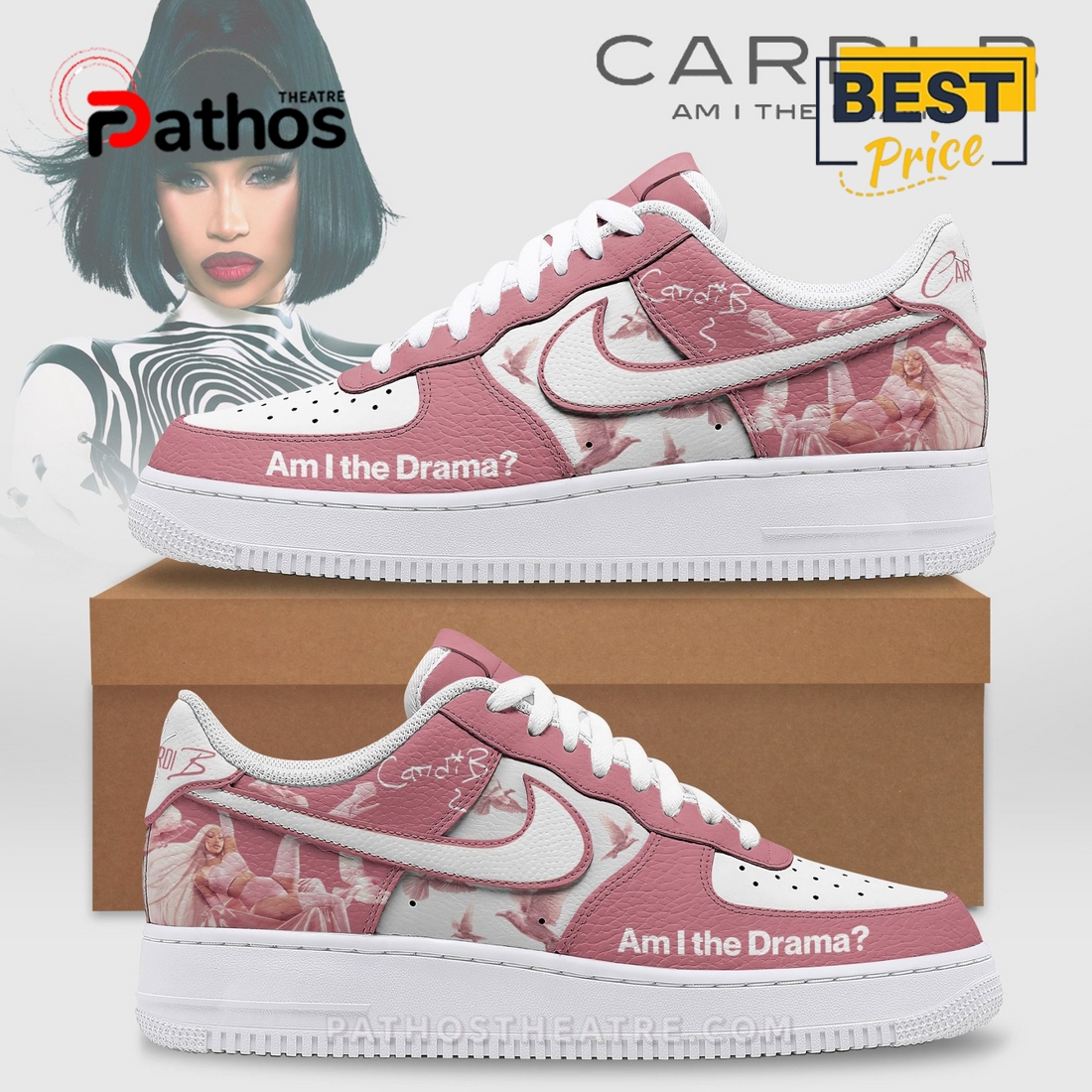 Premium Cardi B Air Force 1 Sneakers Premium Cardi B Air Force 1 Sneakers