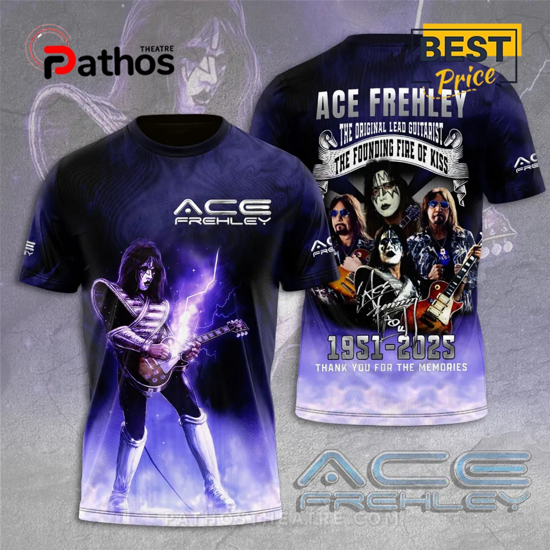 R.I.P Ace Frehley Thank You For The Memories Hoodie 2025 R.I.P Ace Frehley Thank You For The Memories Hoodie 2025