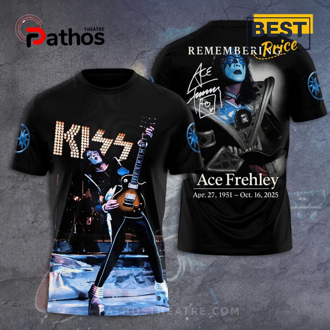 Remembering Ace Frehley Thank You For The Memories Shirt Remembering Ace Frehley Thank You For The Memories Shirt