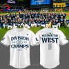 Seattle Mariners 2025 AL West Division Champions Baseball Jersey