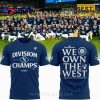 Seattle Mariners Blue 2025 AL West Division Champions Locker Shirt