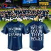 Seattle Mariners Navy 2025 Division Champions Baseball Jersey
