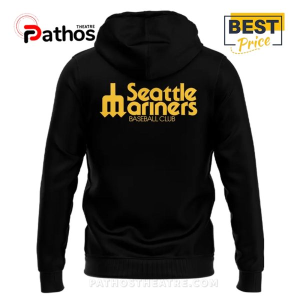 Seattle Mariners Trident Logo Black Hoodie – Limited Edition