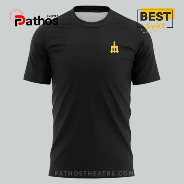 Seattle Mariners Trident Logo Black Hoodie – Limited Edition