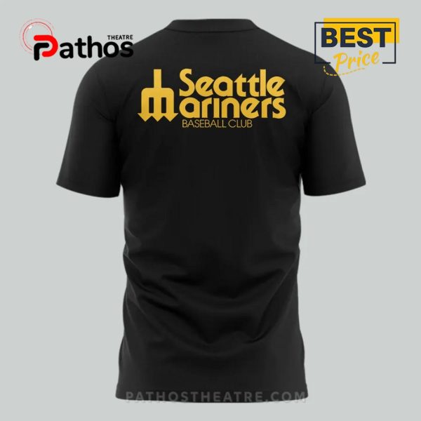 Seattle Mariners Trident Logo Black Hoodie – Limited Edition