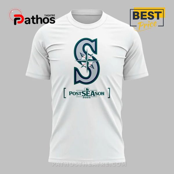 Seattle Mariners White 2025 MLB Postseason Shirt – Limited Edition