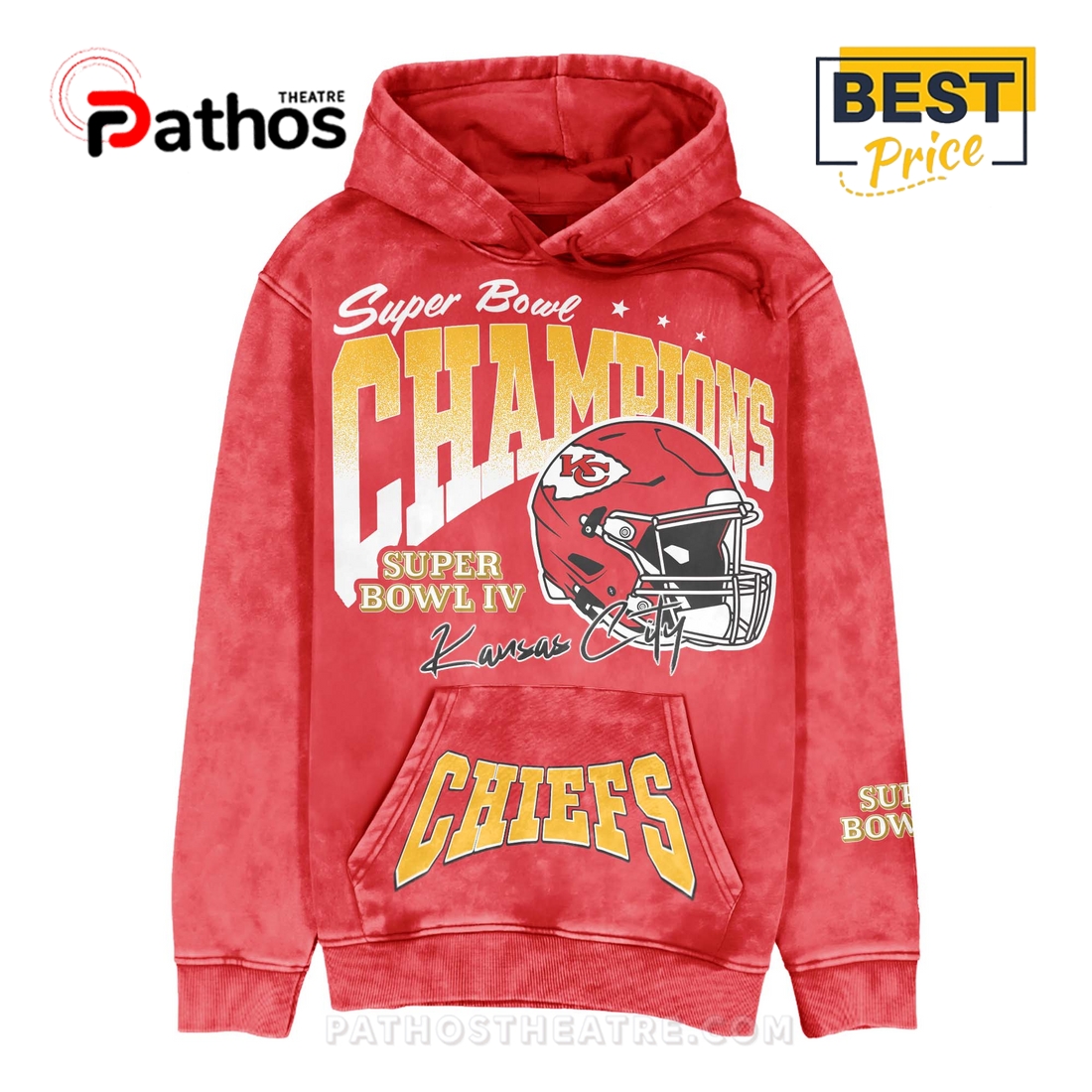 Super Bowl IV 1969-Kansas City Chiefs Hoodie Super Bowl IV 1969-Kansas City Chiefs Hoodie