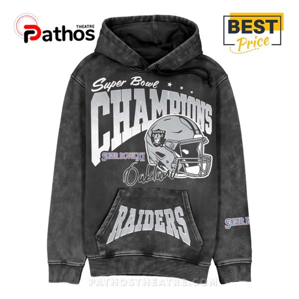 Super Bowl XI 1976-Oakland Raiders Hoodie
