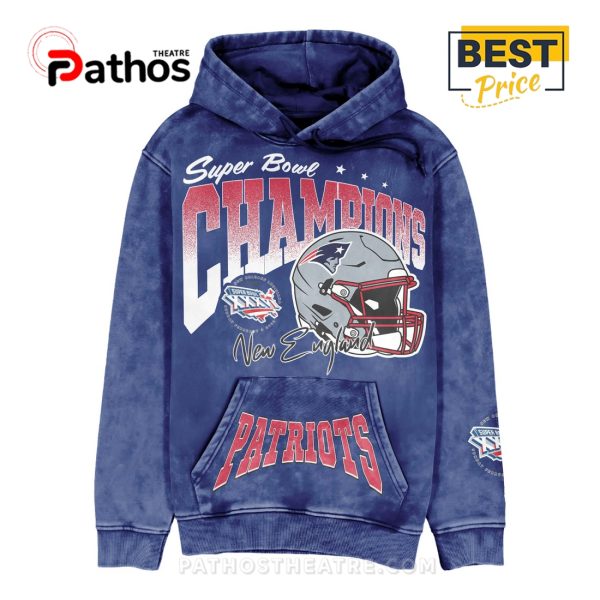 Super Bowl XXXVI 2001-New England Patriots Hoodie
