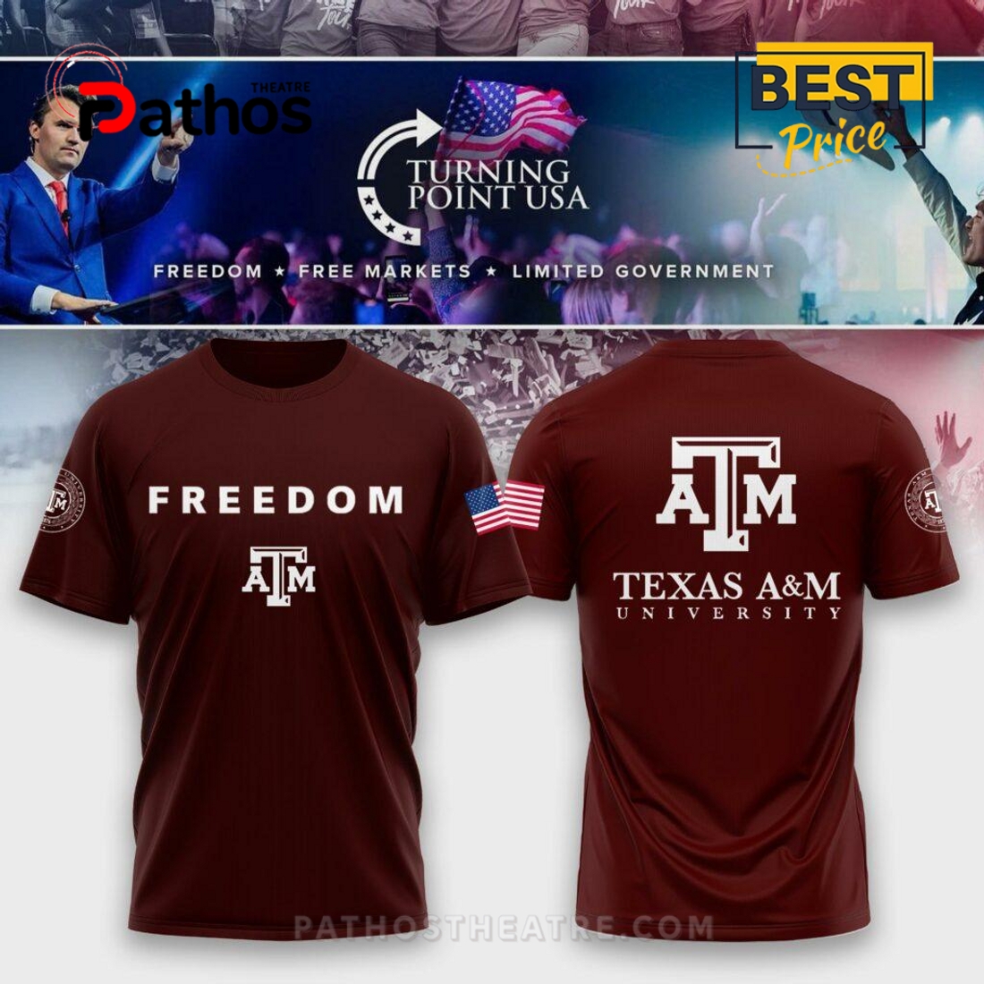 Texas A&M Campus Freedom Limited Edition Hoodie 2025 Texas A&M Campus Freedom Limited Edition Hoodie 2025