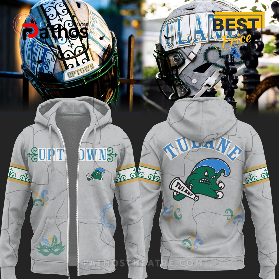 Tulane Football City Uptown Special Edition Hoodie 2025 Tulane Football City Uptown Special Edition Hoodie 2025